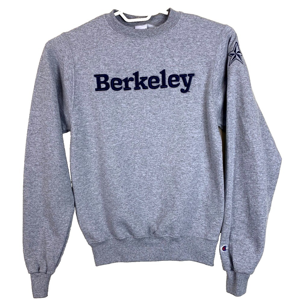 University of California Berkeley‎ Crewneck Embossed Pullover Size XS Champion